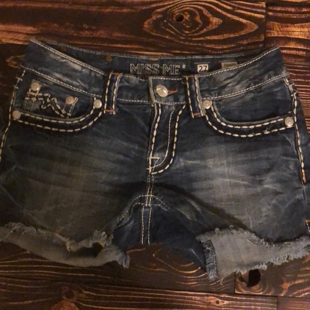 Women’s Miss Me blue jeans shorts